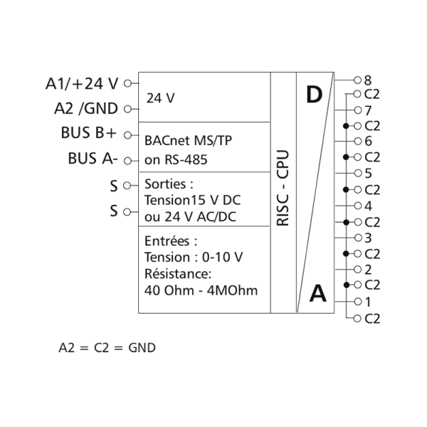 Module BACnet/MSTP - BMT-AI8