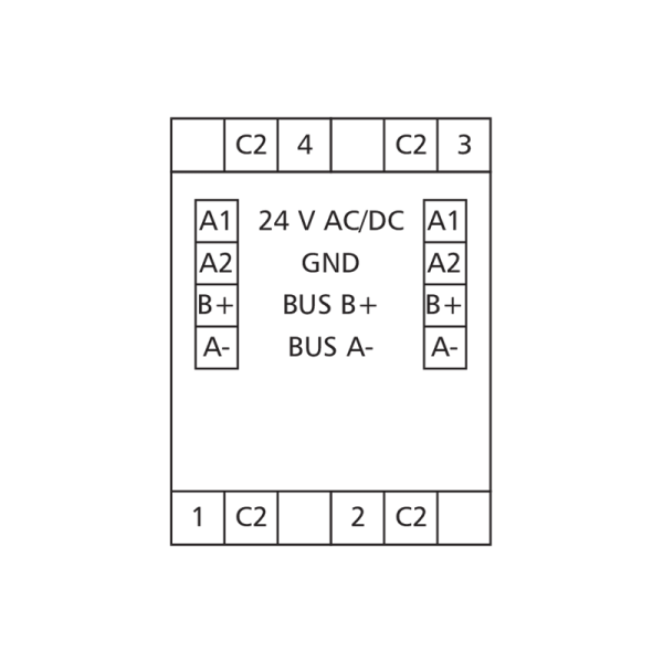 Module BACnet/MSTP - BMT-AO4