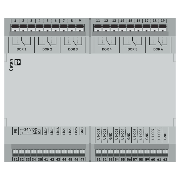 CATAN DOR6 UI8 - Module à relais