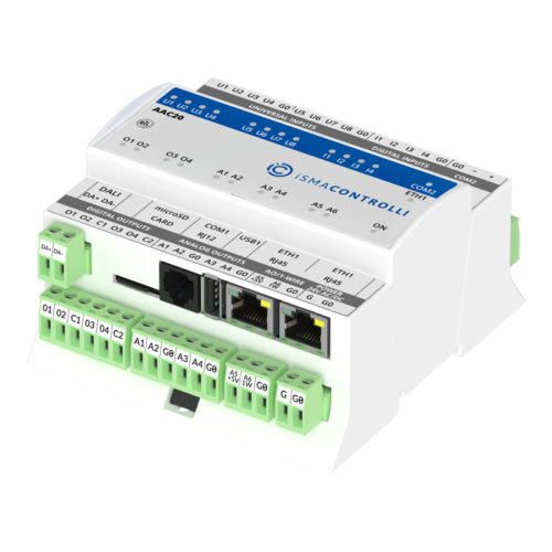 Module Entrées-sorties Digitales BACnet IP Ou Modbus IP - ISMA-B-4I4O-H ...