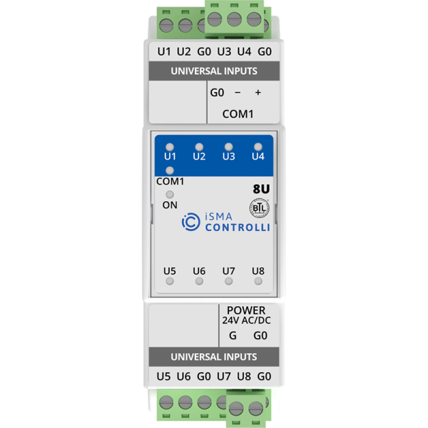 Module entrées universelles Modbus RS485 ou BACnet MSTP - iSMA-B-8U