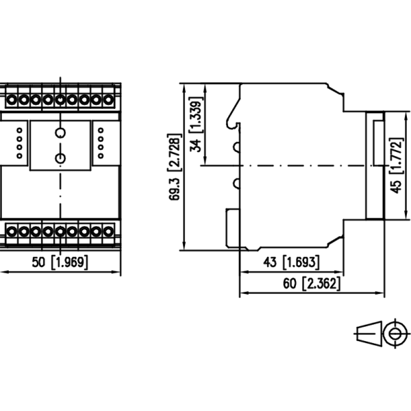 Modules entrées-sorties 8AI - LonWorks® FTT10 - LF-AI8