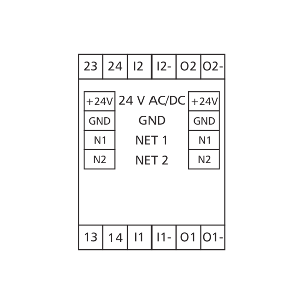 Modules entrées-sorties 2AI, 2AO& 2DO - LonWorks® FTT10 - LF-AM2/4