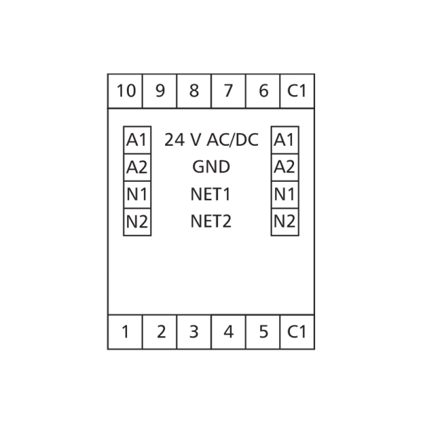 Modules entrées-sorties 10DI - LonWorks® FTT10 - LF-DI10