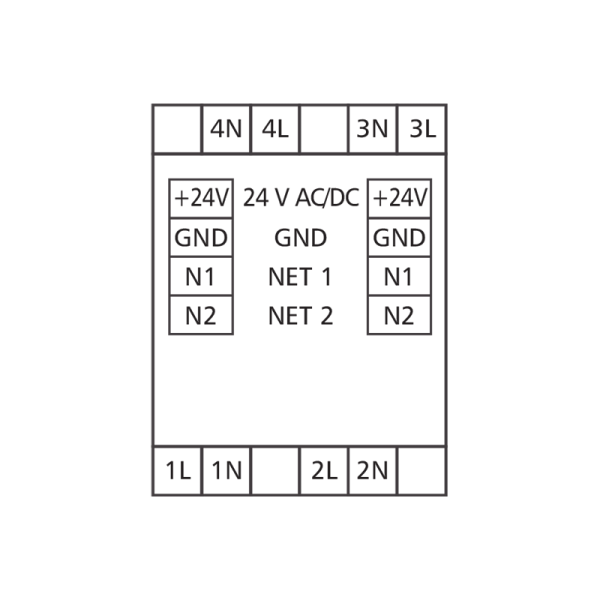 Modules entrées-sorties 4DI - LonWorks® FTT10 - LF-DI230