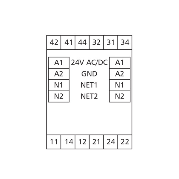 Modules entrées-sorties 4DO - LonWorks® FTT10 - LF-DO4