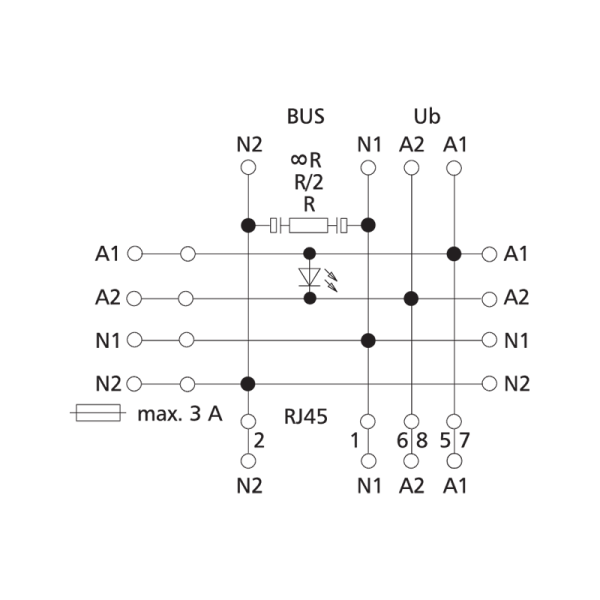 Module de connexion RJ45 - LF-FAM