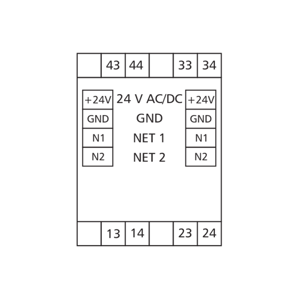 Module entrées-sorties 4TO - LonWorks® FTT10 - LF-TO4