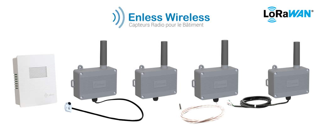 Gamme de capteurs LoRaWAN Enless Wireless