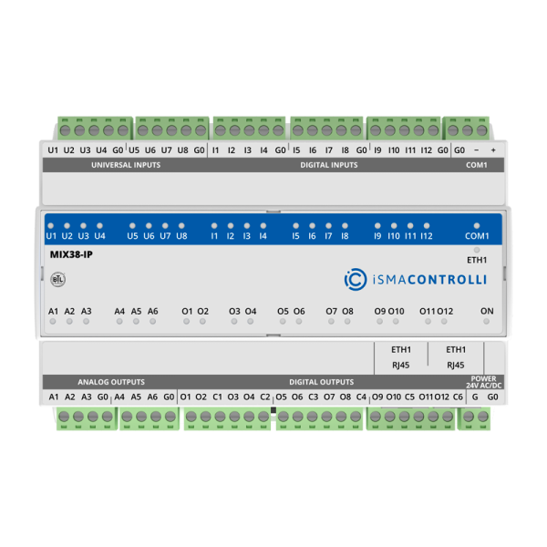 Module 38 entrees-sorties iSMA MIX38-IP