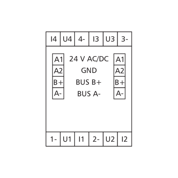 Module entrées-sorties 4AI - Modbus RS485 - MR-CI4