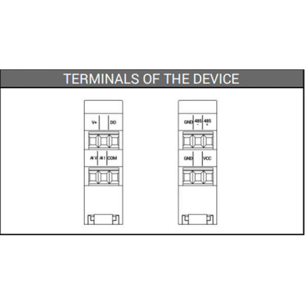 Modules entrées-sorties analogiques Modbus RS485 - SFAR-1M-1AI1DO