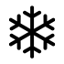 Symbole mode hors gel